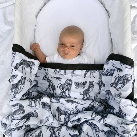 Vintage Animals Muslin Quilt - Chuckles & Caz