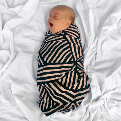 Reversible Neoprene Tote Bag & Muslin Swaddle - Gift Set - Chuckles & Caz