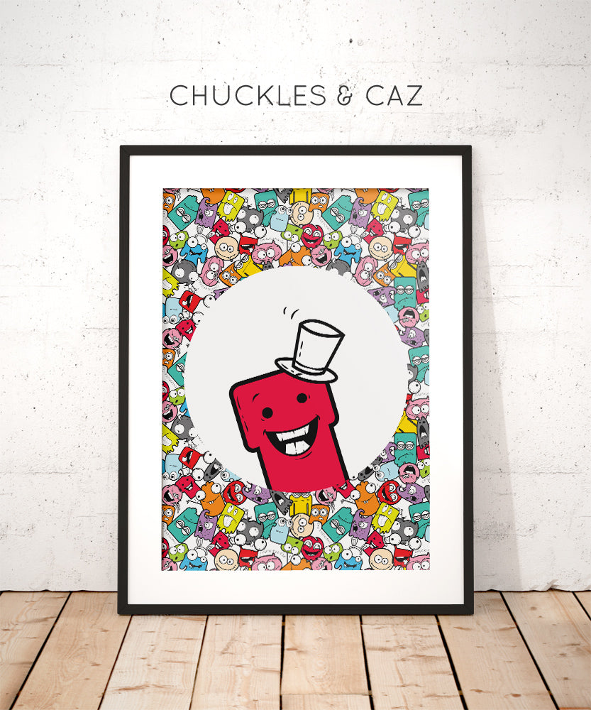 Little Monster Larry Digital Artwork - Chuckles & Caz