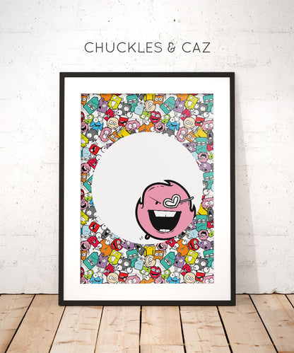 Little Monster Charlotte Digital Artwork - Chuckles & Caz