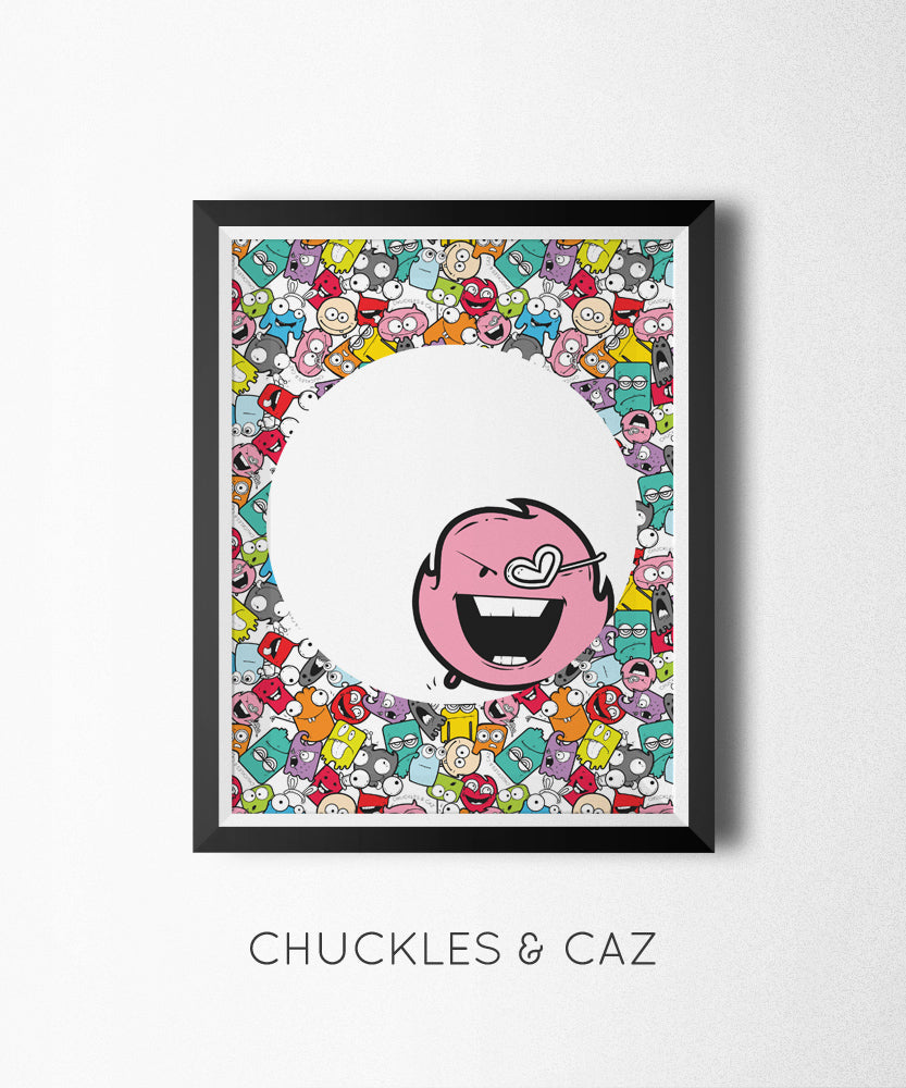 Little Monster Charlotte Digital Artwork - Chuckles & Caz