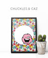 Little Monster Charlotte Digital Artwork - Chuckles & Caz
