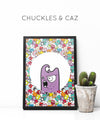 Little Monster Patricia Digital Artwork - Chuckles & Caz