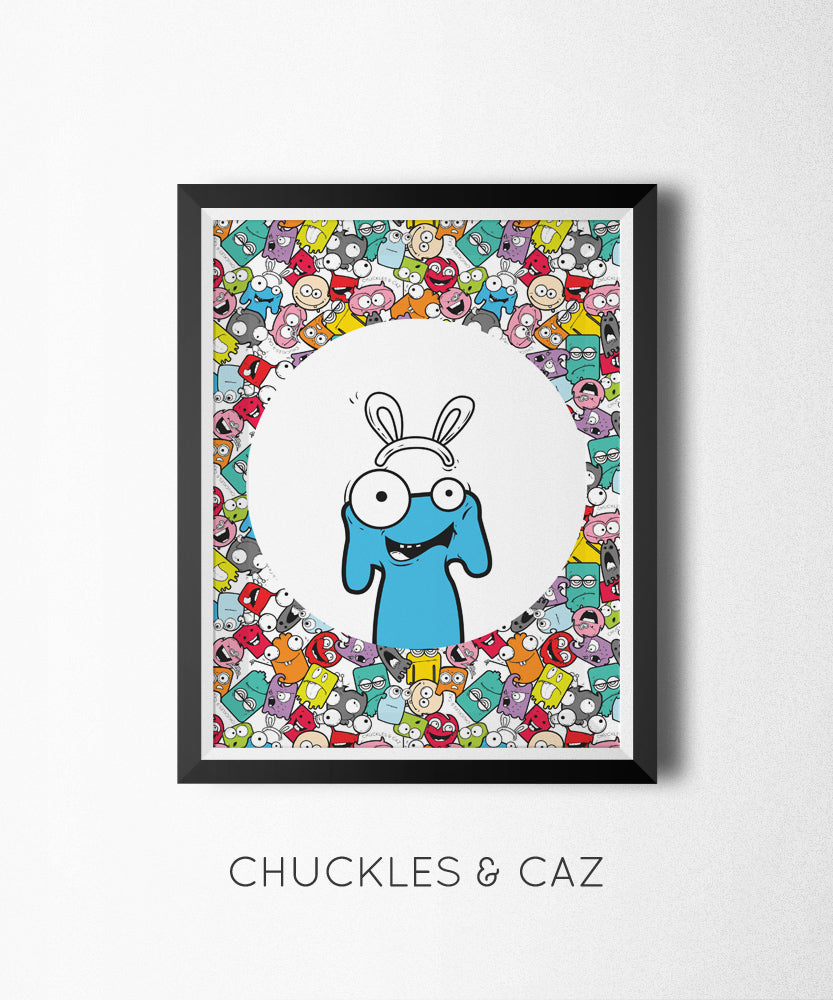 Little Monster Vicky Digital Artwork - Chuckles & Caz
