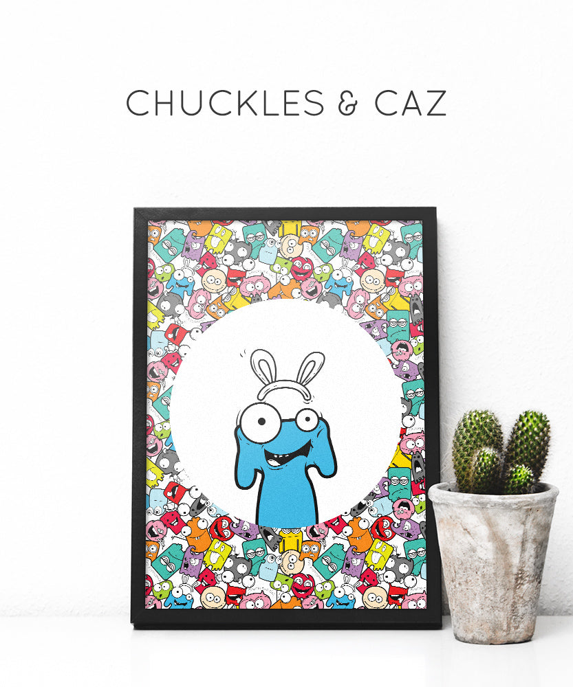 Little Monster Vicky Digital Artwork - Chuckles & Caz