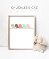 Little Coral Birds In A Row Digital Artwork - Chuckles & Caz