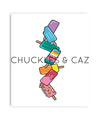 White Stack Ice Blocks Digital Artwork - Chuckles & Caz