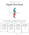 White Stack Ice Blocks Digital Artwork - Chuckles & Caz