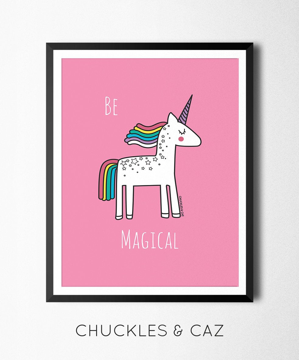 Be Magical Digital Artwork - Chuckles & Caz