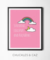 Sunshine, Lollipops & Rainbows Digital Artwork - Chuckles & Caz