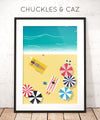 Beach Life Digital Artwork - Chuckles & Caz