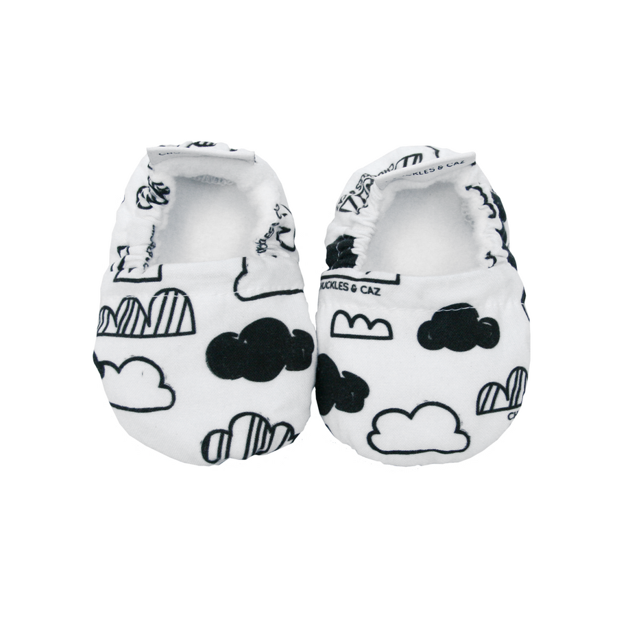 Clouds Baby Booties - Chuckles & Caz