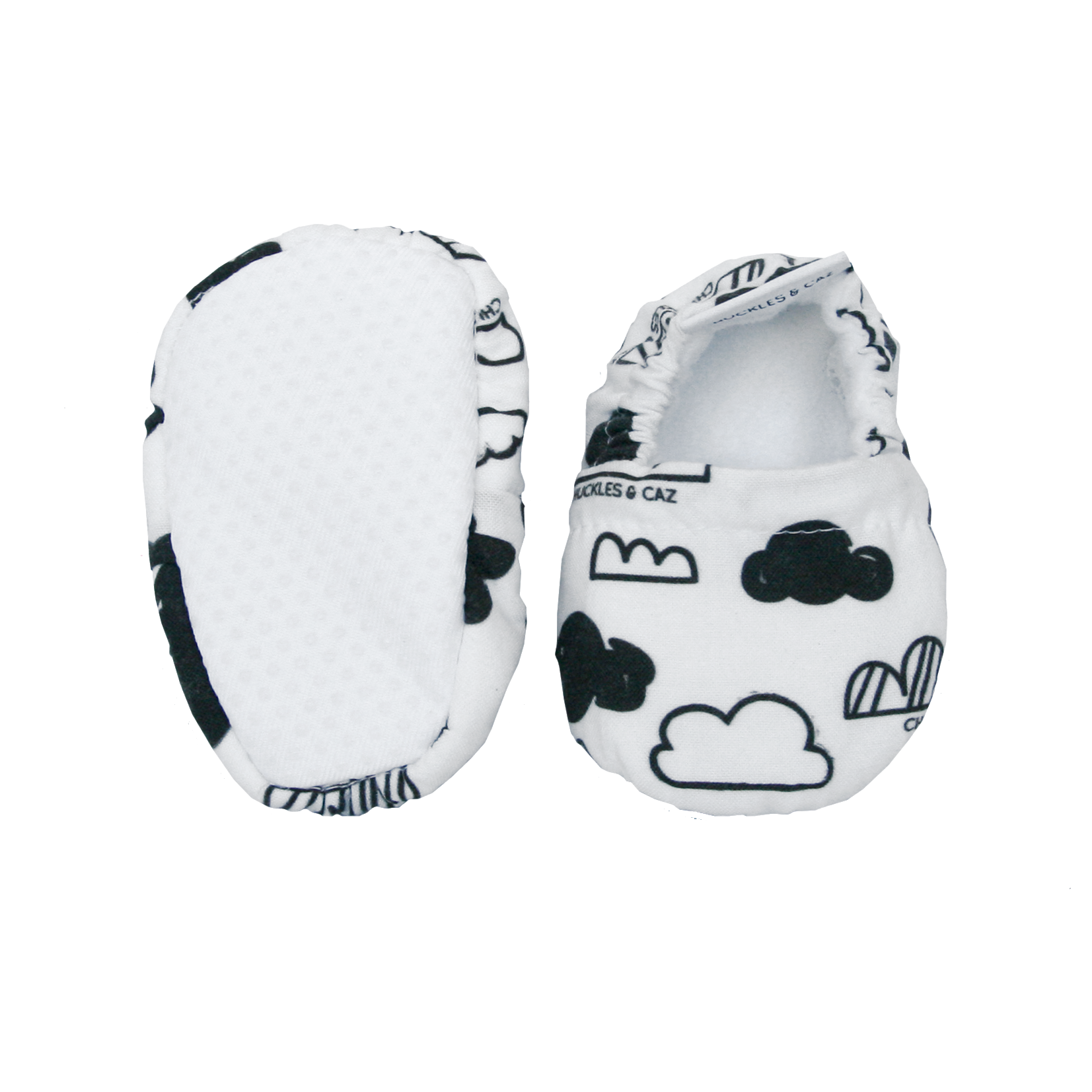 Clouds Baby Booties - Chuckles & Caz