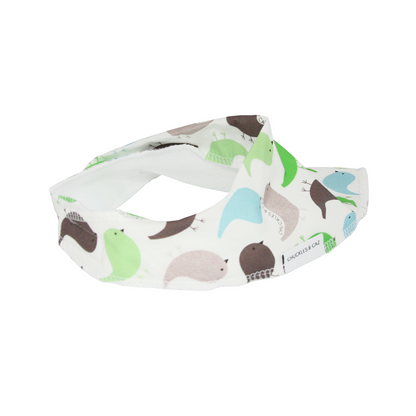 Fluro Green Bird Dribble Bib - Chuckles & Caz