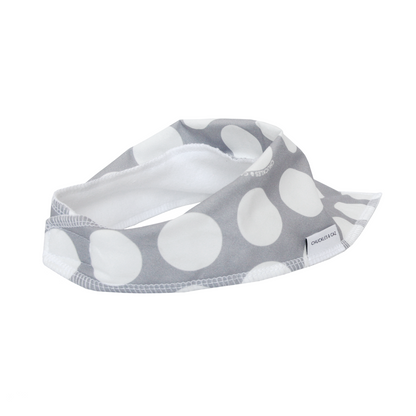 Grey Spot Dribble Bib - Chuckles & Caz
