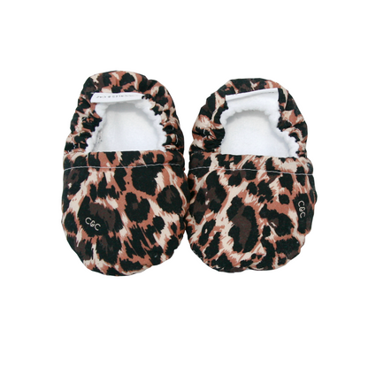 Leopard Baby Booties - Chuckles & Caz