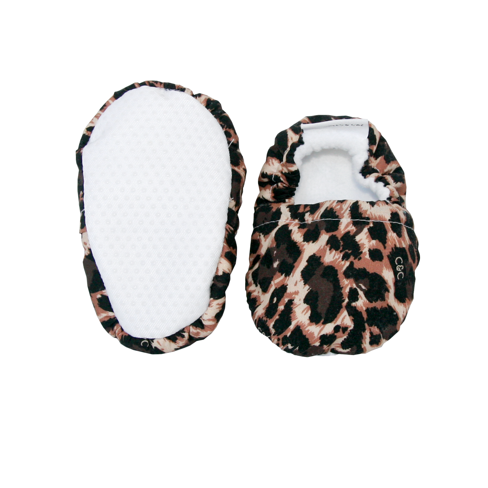 Leopard Baby Booties - Chuckles & Caz