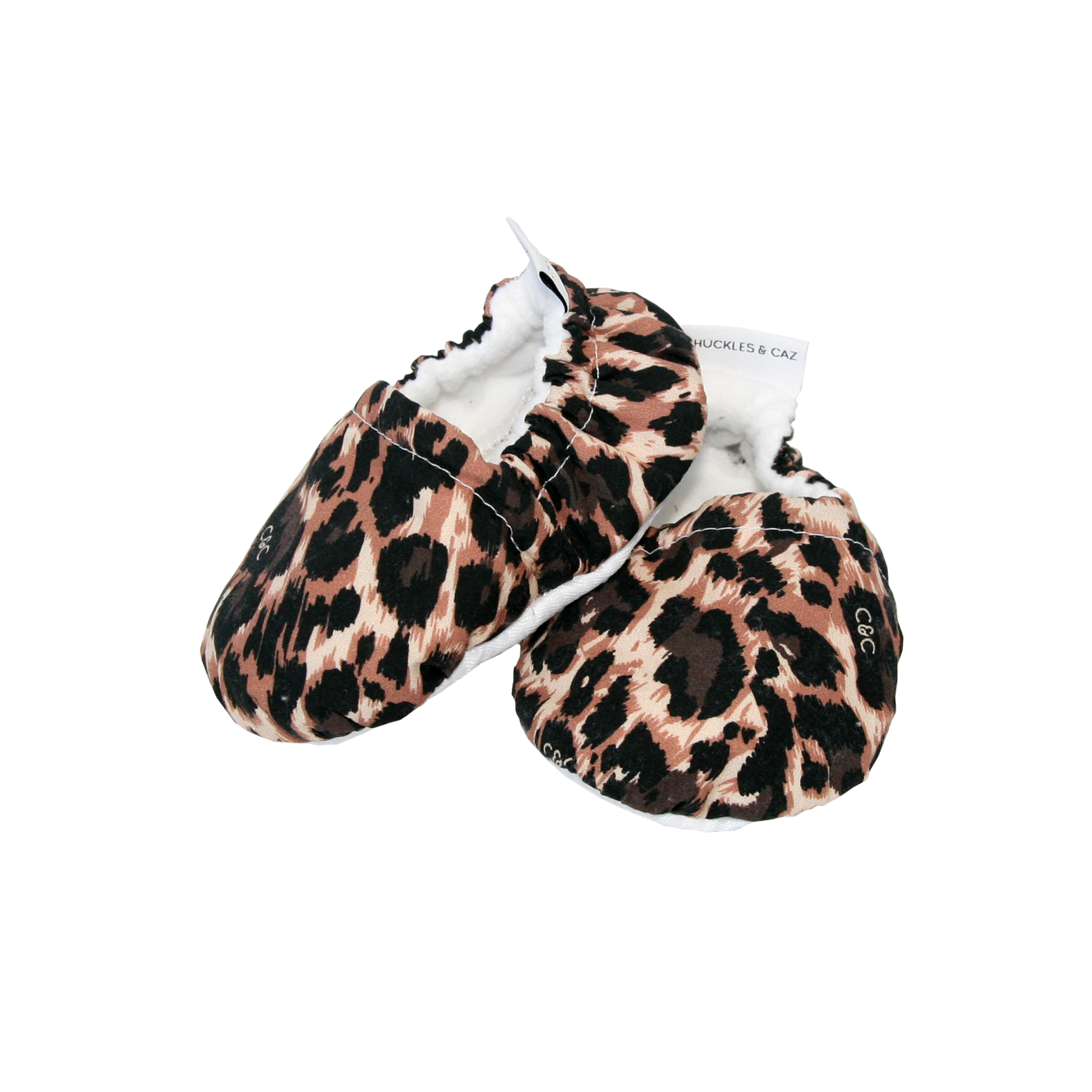 Leopard baby booties best sale