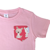 Pink Koala & Kangaroo Print Pocket Tee - Chuckles & Caz