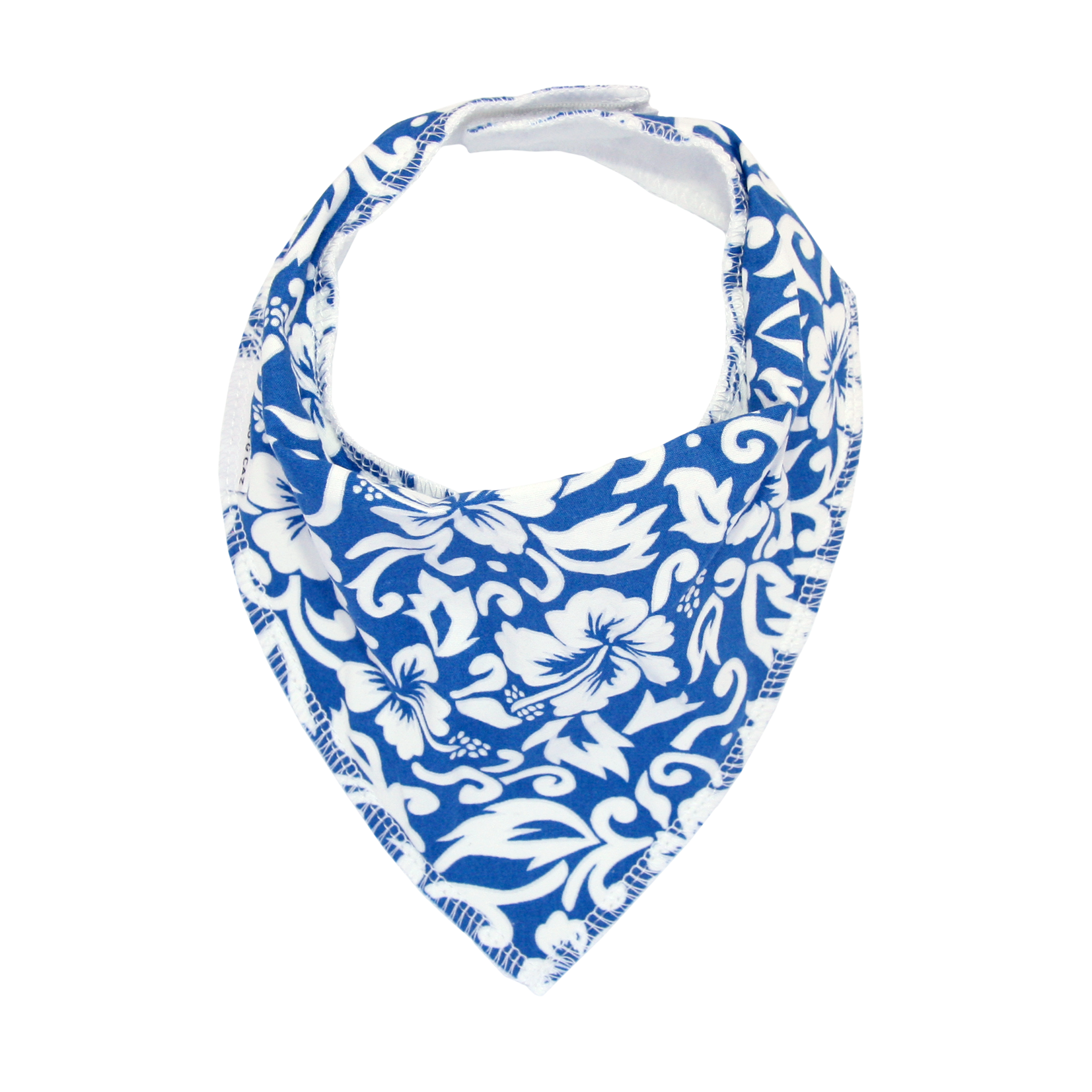 Light Blue Hawaiian Dribble Bib - Chuckles & Caz