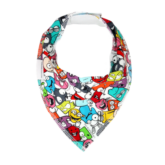Little Monsters Dribble Bib - Chuckles & Caz