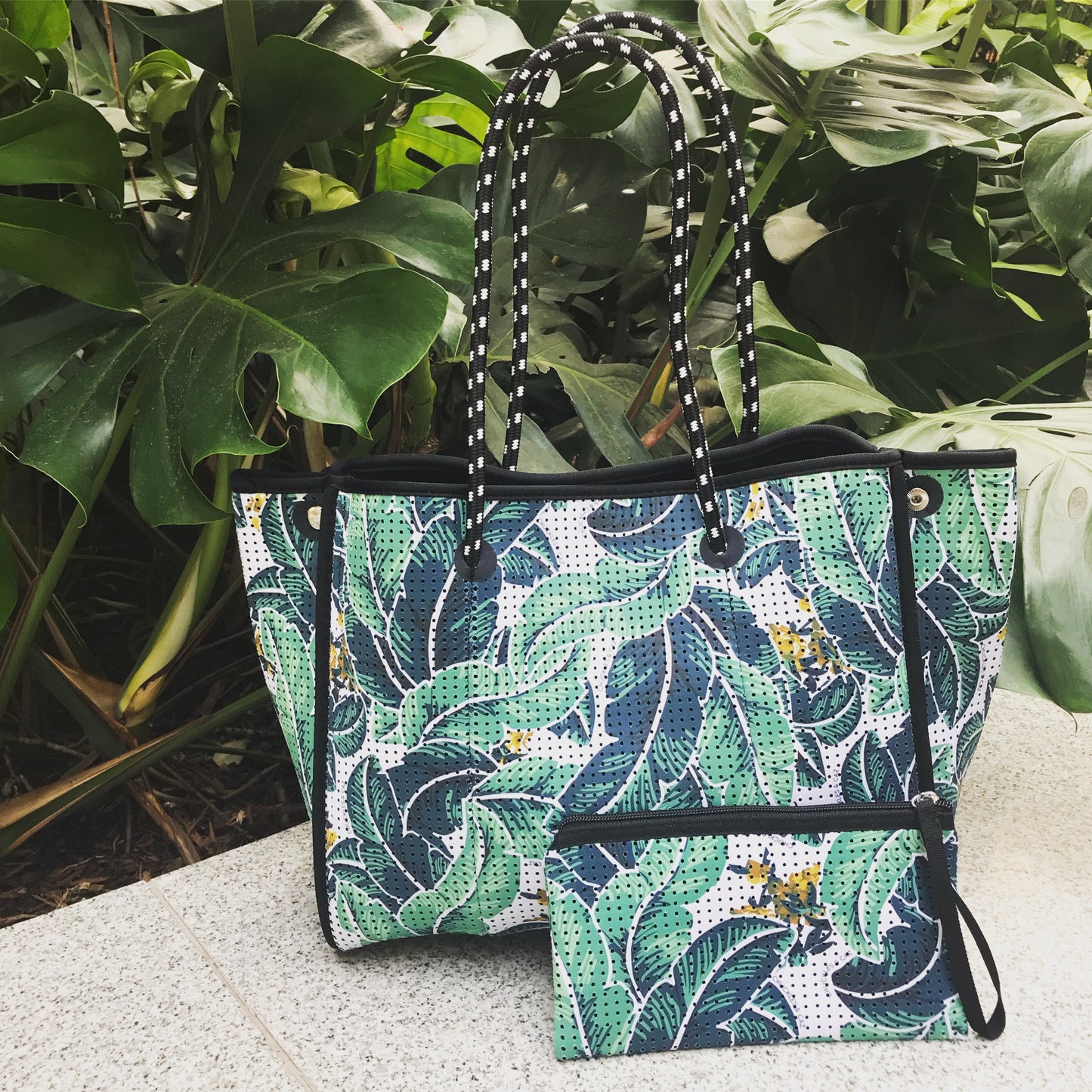 Reversible Neoprene Tote Bag - Chuckles & Caz