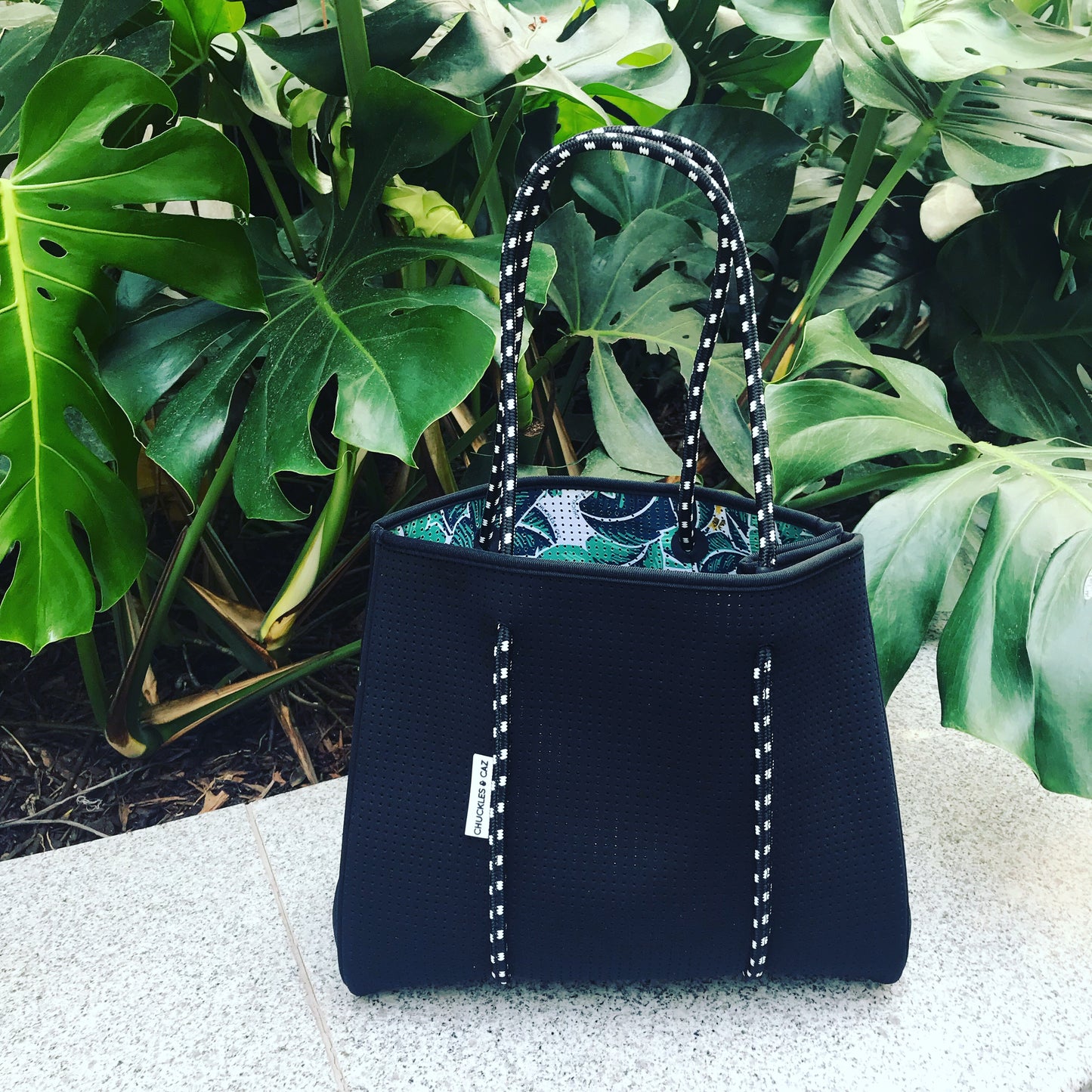 Reversible Neoprene Tote Bag - Chuckles & Caz