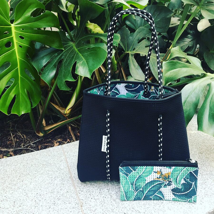 Reversible Neoprene Tote Bag - Chuckles & Caz