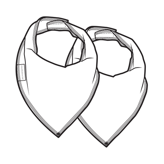 Pick Your Own Prints Dribble Bib 2pk - Gift Set - Chuckles & Caz