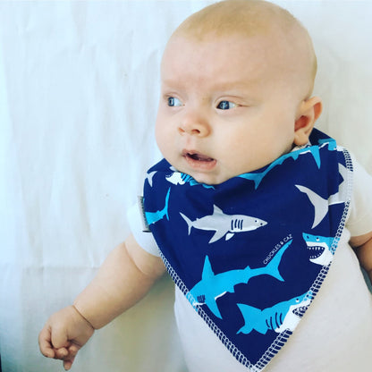 Shark Dribble Bib - Chuckles & Caz