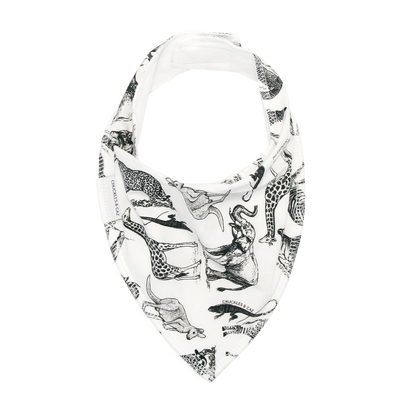 Sketchy Animals Dribble Bib - Chuckles & Caz