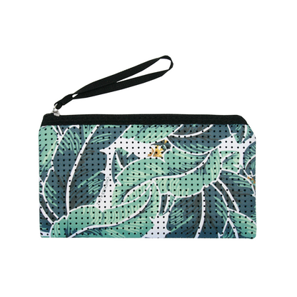 Small Tropical Palm Neoprene Purse - Chuckles & Caz