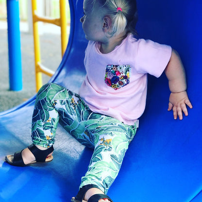 Tropical Palm Leggings - Chuckles & Caz